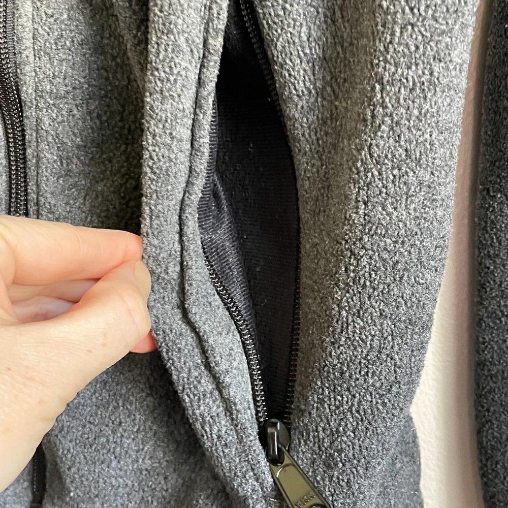 Columbia women's fleece full zip gray size Small - Picture 5 of 10